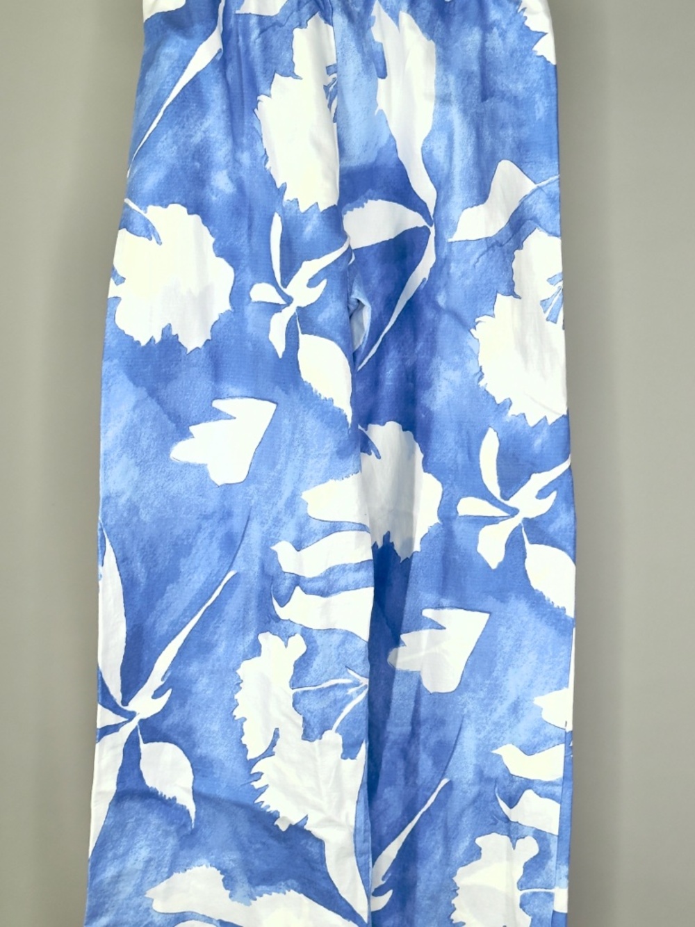 ANTHROPOLOGIE LyreBird Cloud Blue Cotton Flannel Pajama Sleep SET Sz M - Picture 6 of 12